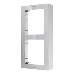 Rama montaj aparent din otel inoxidabil, 2 module, pentru Interfon modular - HIKVISION DS-KD-ACW2-S Rama montaj aparent din otel inoxidabil, 2 module, pentru Interfon modular - HIKVISION DS-KD-ACW2-S