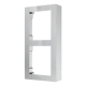 Rama montaj aparent din otel inoxidabil, 2 module, pentru Interfon modular - HIKVISION DS-KD-ACW2-S