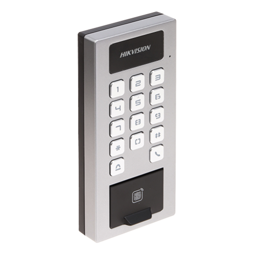 Terminal control acces si interfon cu tastatura, cititor card, amprenta, BT, Wi-Fi - HIKVISION DS-K1T502DBFWX Terminal control acces si interfon cu tastatura, cititor card, amprenta, BT, Wi-Fi - HIKVISION DS-K1T502DBFWX