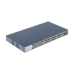 Switch 24 porturi PoE, 370W, uplink 2x SFP + 2x RJ-45 Gigabit - HIKVISION DS-3E0528HP-E Switch 24 porturi PoE, 370W, uplink 2x SFP + 2x RJ-45 Gigabit - HIKVISION DS-3E0528HP-E