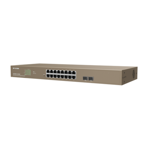 Switch 16 porturi PoE Gigabit, 2 porturi SFP Gigabit, Cloud Management - IP-COM G3318P-16-250W Switch 16 porturi PoE Gigabit, 2 porturi SFP Gigabit, Cloud Management - IP-COM G3318P-16-250W