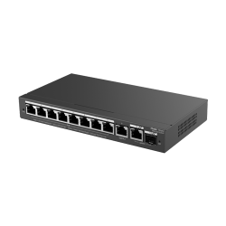 Switch L2, 8 x RJ45 1G PoE, 1 x RJ45 1G, 1 x combo SFP/RJ45 1G, Cloud Management - Ruijie Reyee RG-ES210GS-P