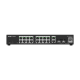 Switch L2, 16 x RJ45 1G PoE, 2 x SFP 1G, 2 x RJ45 1G, Cloud Management - Ruijie Reyee RG-ES220GS-P