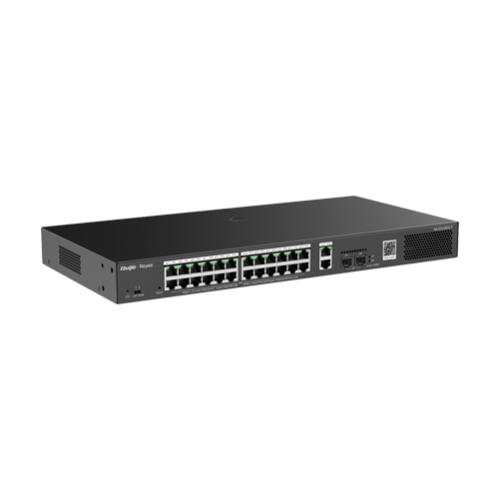 Switch L2, 24 x RJ45 1G PoE, 2 x SFP 1G, 2 x RJ45 1G, Cloud Management - Ruijie Reyee RG-ES228GS-P