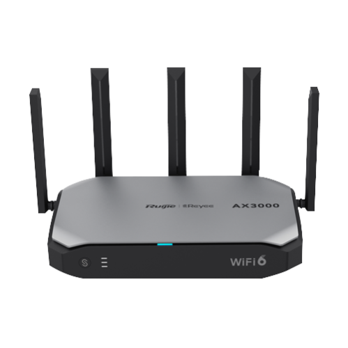 Router Wi-Fi 6, AX3000 Dual Band, 5 x RJ45 1G, Multi-WAN, Cloud Management - Ruijie Reyee RG-EG105GW-X