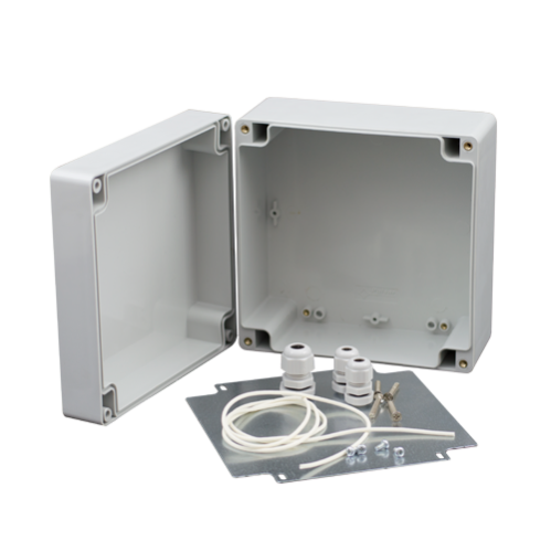 Doza exterior cu placa metalica montaj echipamente AWO603