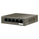 Switch 4 porturi Gigabit PoE, 1 port RJ45 Gigabit - IP-COM G1105P-4-63W Switch 4 porturi Gigabit PoE, 1 port RJ45 Gigabit - IP-COM G1105P-4-63W