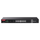 Switch 16 porturi Gigabit PoE, 2 x RJ45 Gigabit Uplink, 2 x SFP Gigabit, 1U - IP-COM G1120P-16-250W Switch 16 porturi Gigabit PoE, 2 x RJ45 Gigabit Uplink, 2 x SFP Gigabit, 1U - IP-COM G1120P-16-250W