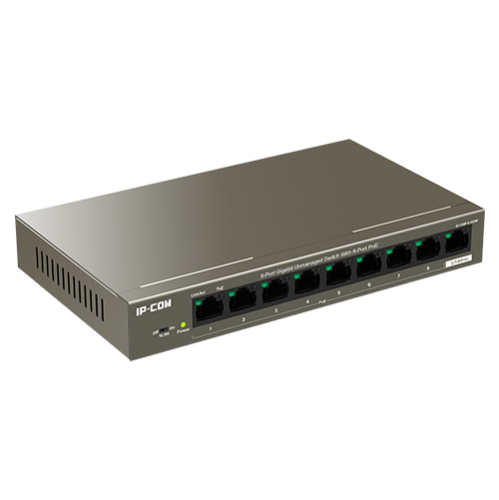 Switch 8 porturi Gigabit PoE, 1 x RJ45 Gigabit Uplink - IP-COM G1109P-8-102W Switch 8 porturi Gigabit PoE, 1 x RJ45 Gigabit Uplink - IP-COM G1109P-8-102W