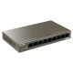 Switch 8 porturi Gigabit PoE, 1 x RJ45 Gigabit Uplink - IP-COM G1109P-8-102W Switch 8 porturi Gigabit PoE, 1 x RJ45 Gigabit Uplink - IP-COM G1109P-8-102W