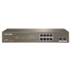 Switch 8 x RJ45 Gigabit, 2 x SFP Gigabit Uplink, Cloud Management - IP-COM G3310F Switch 8 x RJ45 Gigabit, 2 x SFP Gigabit Uplink, Cloud Management - IP-COM G3310F