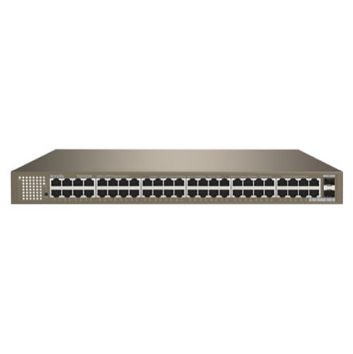 Switch 48 x RJ45 Gigabit, 2 x SFP Gigabit Uplink, 1U - TENDA TND-TEG1050F Switch 48 x RJ45 Gigabit, 2 x SFP Gigabit Uplink, 1U - TENDA TND-TEG1050F