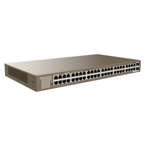 Switch 48 x RJ45 Gigabit, 2 x SFP Gigabit Uplink, 1U - TENDA TND-TEG1050F Switch 48 x RJ45 Gigabit, 2 x SFP Gigabit Uplink, 1U - TENDA TND-TEG1050F