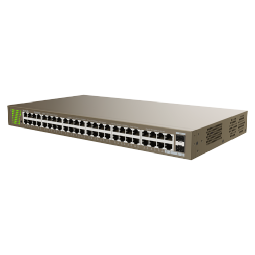 Switch 48 x RJ45 Gigabit, 2 x SFP Gigabit Uplink, 1U - TENDA TND-TEG1050F Switch 48 x RJ45 Gigabit, 2 x SFP Gigabit Uplink, 1U - TENDA TND-TEG1050F