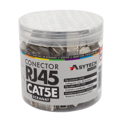 Mufa RJ-45 FTP Cat.5e, ecranata (100 buc) RJ45M-CAT5E-JAR Mufa RJ-45 FTP Cat.5e, ecranata (100 buc) RJ45M-CAT5E-JAR