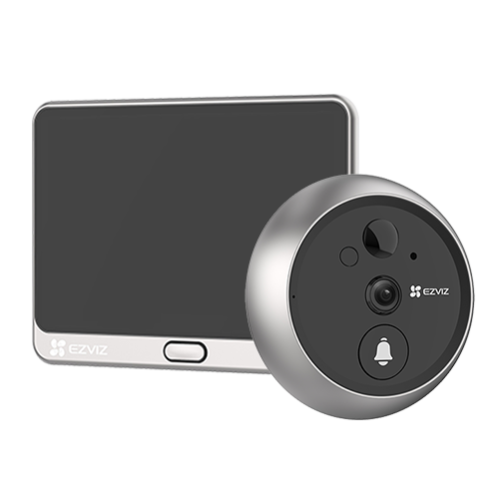 Vizor electronic inteligent, rezolutie 2K, detectie persoana, Ecran tactil 4.3'', audio bidirectional, Wi-Fi - EZVIZ CS-DP2-2K Vizor electronic inteligent, rezolutie 2K, detectie persoana, Ecran tactil 4.3'', audio bidirectional, Wi-Fi - EZVIZ CS-DP2-2K