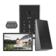 Kit video-interfon, Monitor tactil 7 inch, camera 2K, IR 5m, SDcard, Wi-Fi5, Panou Solar - EZVIZ CS-EP7-3MP-SP