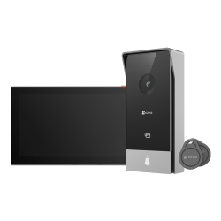 Kit video-interfon, monitor tactil 7 inch, 2 fire, camera 2MP, IR 5m, SDcard, Wi-Fi6 - EZVIZ CS-HP5-2MP