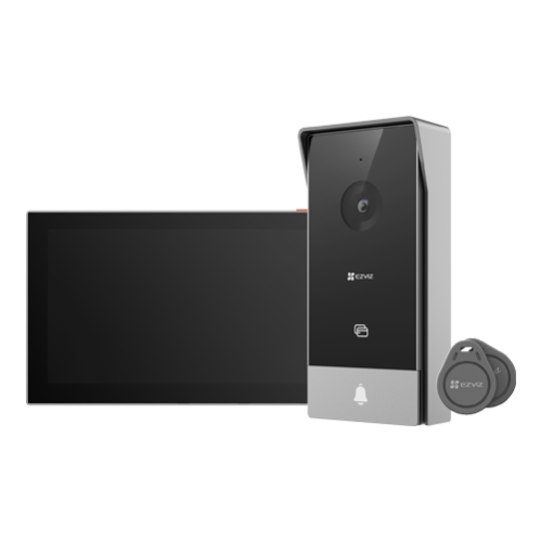 Kit video-interfon, monitor tactil 7 inch, 2 fire, camera 2MP, IR 5m, SDcard, Wi-Fi6 - EZVIZ CS-HP5-2MP Kit video-interfon, monitor tactil 7 inch, 2 fire, camera 2MP, IR 5m, SDcard, Wi-Fi6 - EZVIZ CS-HP5-2MP
