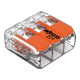 Conector derivatie 3 fire, max. 4 mm² (50 buc.) - WAGO 221-413 Conector derivatie 3 fire, max. 4 mm² (50 buc.) - WAGO 221-413