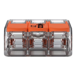 Conector derivatie 3 fire, max. 4 mm² (50 buc.) - WAGO 221-413 Conector derivatie 3 fire, max. 4 mm² (50 buc.) - WAGO 221-413