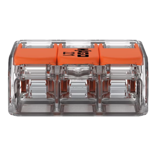 Conector derivatie 3 fire, max. 4 mm² (50 buc.) - WAGO 221-413 Conector derivatie 3 fire, max. 4 mm² (50 buc.) - WAGO 221-413