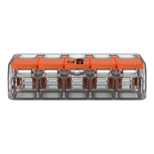 Conector derivatie 5 fire, max. 4 mm² (25 buc.) - WAGO 221-415 Conector derivatie 5 fire, max. 4 mm² (25 buc.) - WAGO 221-415