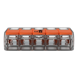 Conector derivatie 5 fire, max. 6 mm² (15 buc.) - WAGO 221-615 Conector derivatie 5 fire, max. 6 mm² (15 buc.) - WAGO 221-615