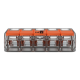 Conector derivatie 5 fire, max. 6 mmÂ² (15 buc.) - WAGO 221-615