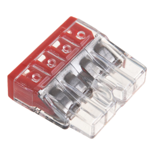 Conector compact de imbinare, 4 fire, max. 2.5 mm² (100 buc.) - WAGO 2273-204 Conector compact de imbinare, 4 fire, max. 2.5 mm² (100 buc.) - WAGO 2273-204