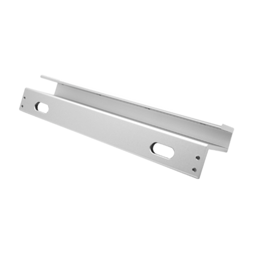 Suport aluminiu UZL pt. montaj electromagnet tip CSE-280P pe usi sticla fara rama CSE-280P-UZL