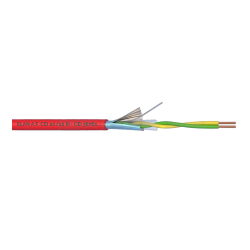 Cablu incendiu 1x2x0.8mm, ecranat, 100m ELN-1x2x08 Cablu incendiu 1x2x0.8mm, ecranat, 100m ELN-1x2x08
