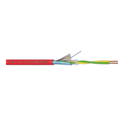 Cablu incendiu 1x2x0.8mm, ecranat, 100m ELN-1x2x08 Cablu incendiu 1x2x0.8mm, ecranat, 100m ELN-1x2x08
