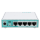 Router hEX, 5 porturi Gigabit, USB, PoE IN - MikroTik E50UG