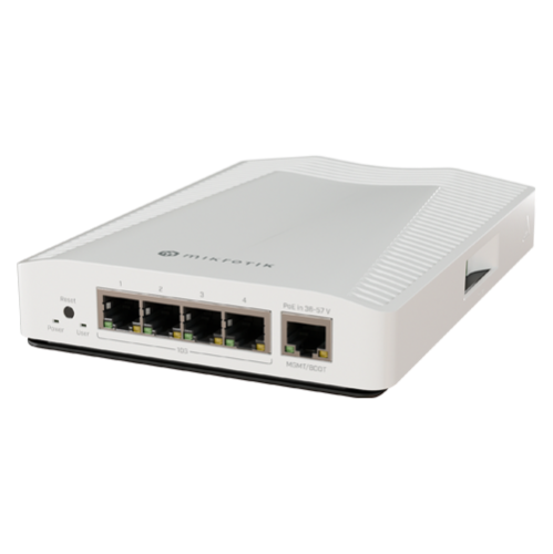 Router 4 porturi 10G, 1 port 1G, sina DIN - MikroTik CRS304-4XG-IN Router 4 porturi 10G, 1 port 1G, sina DIN - MikroTik CRS304-4XG-IN