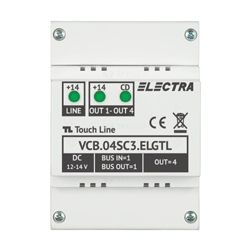 Doza derivatie video 4 iesiri - ELECTRA VCB.04SC3.ELGTL Doza derivatie video 4 iesiri - ELECTRA VCB.04SC3.ELGTL