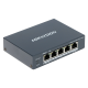 Switch 4 porturi PoE Gigabit, 1 port Hi-PoE, 1 port uplink 1G - HIKVISION DS-3E0505HP-E Switch 4 porturi PoE Gigabit, 1 port Hi-PoE, 1 port uplink 1G - HIKVISION DS-3E0505HP-E