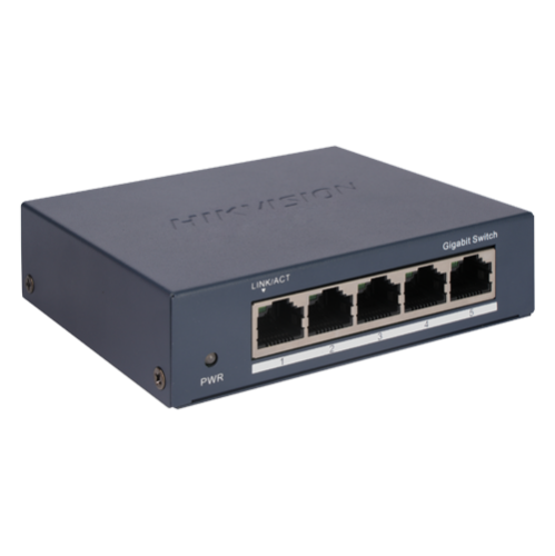 Switch L2, 5 x RJ45 1G, Unmanaged - HIKVISION DS-3E0505-O Switch L2, 5 x RJ45 1G, Unmanaged - HIKVISION DS-3E0505-O