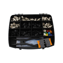 Kit 50 conectori CAP SYSTEM, decapator si cleste sertizare - CAP SYSTEM CAP-KIT2BNC Kit 50 conectori CAP SYSTEM, decapator si cleste sertizare - CAP SYSTEM CAP-KIT2BNC