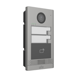 Post exterior videointerfon TCP/IP pentru 2 familii, IR, IK08 - UNV OEU-202S-HMK2 Post exterior videointerfon TCP/IP pentru 2 familii, IR, IK08 - UNV OEU-202S-HMK2