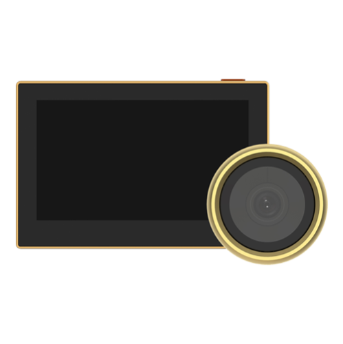 Vizor electronic smart, Wi-Fi, FullHD 1080P, monitor 4.3 inch, acumulator 2200mAh, Auriu - EZVIZ CS-HP2-Golden Vizor electronic smart, Wi-Fi, FullHD 1080P, monitor 4.3 inch, acumulator 2200mAh, Auriu - EZVIZ CS-HP2-Golden