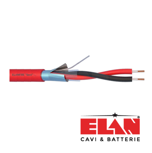 Cablu de incendiu E120 - 1x2x0.8mm, 100m ELN120-1x2x08 Cablu de incendiu E120 - 1x2x0.8mm, 100m ELN120-1x2x08