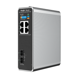 Switch industrial 3 x RJ45 1G PoE+, 1 x RJ45 1G Hi-PoE, 2 x SFP 1G, Cloud Management - Ruijie Reyee RG-NIS2100-4GT2SFP-HP