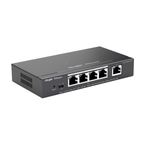 Switch L2, 4 x RJ45 1G PoE, 1 x RJ45 1G, Cloud Management - Ruijie Reyee RG-ES205GC-P