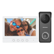 Kit videointerfon analogic, ecran 7', conectare 4 fire pentru 1 familie, IR, IK08 - HIKVISION DS-KIS213 Kit videointerfon analogic, ecran 7', conectare 4 fire pentru 1 familie, IR, IK08 - HIKVISION DS-KIS213