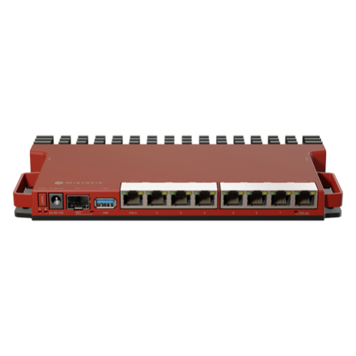 Router 8 porturi Gigabit, 1 port PoE IN, 1 port PoE Out, SFP 2.5G, NAND, USB, 1U - MikroTik L009UiGS-RM Router 8 porturi Gigabit, 1 port PoE IN, 1 port PoE Out, SFP 2.5G, NAND, USB, 1U - MikroTik L009UiGS-RM