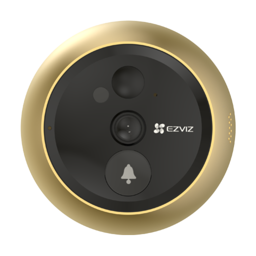 Vizor electronic smart, Wi-Fi, FullHD, monitor 4.3 inch, sonerie, acumulator 4600mAh, Auriu - EZVIZ CS-DP2C-Golden Vizor electronic smart, Wi-Fi, FullHD, monitor 4.3 inch, sonerie, acumulator 4600mAh, Auriu - EZVIZ CS-DP2C-Golden