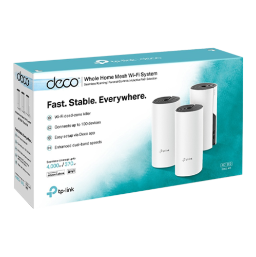 Sistem Mesh Wireless TP-LINK Deco M4(pachet de 3) AC1200 Gigabit DecoM4(3-Pack) Sistem Mesh Wireless TP-LINK Deco M4(pachet de 3) AC1200 Gigabit DecoM4(3-Pack)
