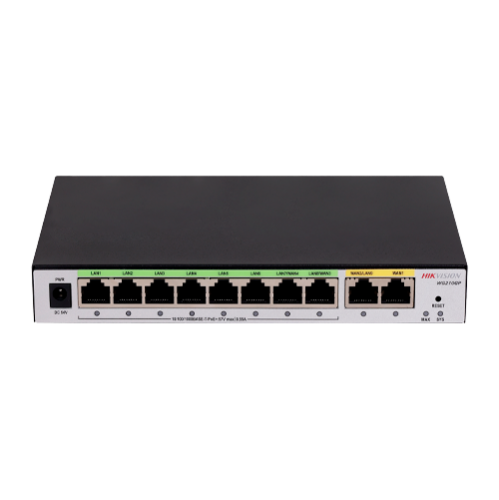 Router All in One, 2 x RJ45 Gigabit, 8 x RJ45 PoE Gigabit, Behavior Management - HIKVISION DS-3WG210GP-SI Router All in One, 2 x RJ45 Gigabit, 8 x RJ45 PoE Gigabit, Behavior Management - HIKVISION DS-3WG210GP-SI