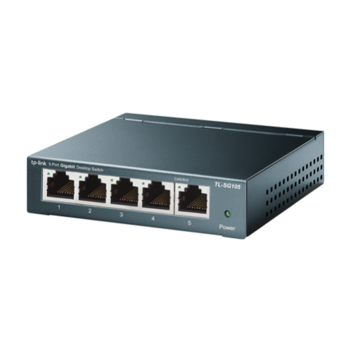 Switch L2, 5 x RJ45 1G, Unmanaged - TP-Link TL-SG105 Switch L2, 5 x RJ45 1G, Unmanaged - TP-Link TL-SG105